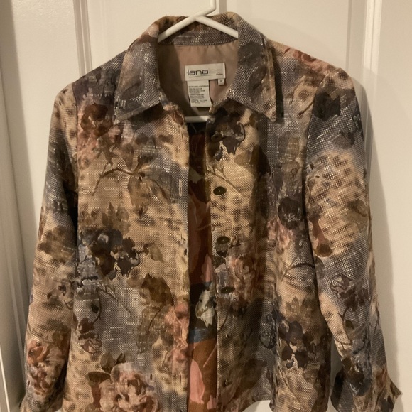 LANALEE Vintage Floral 80’s Inspired Blazer - Picture 2 of 4